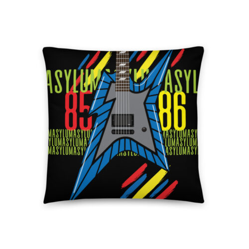 Bruce Kulick Guitar Nut Blue Ironbird Guitar Pillow