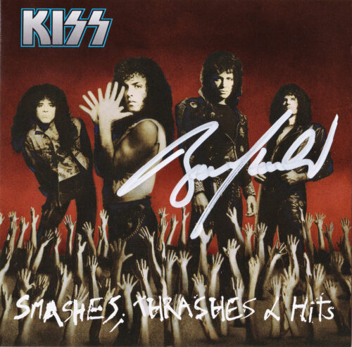 Autographed KISS Smashes, Thrashes, and Hits CD