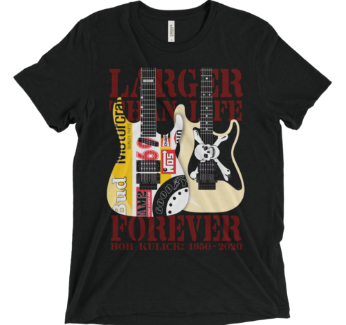 Bob Kulick Guitar Nut Iconic Tribute Guitar Tee