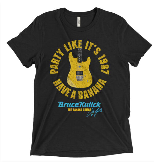 Bruce Kulick Guitar Nut Have a Banana Guitar Tee